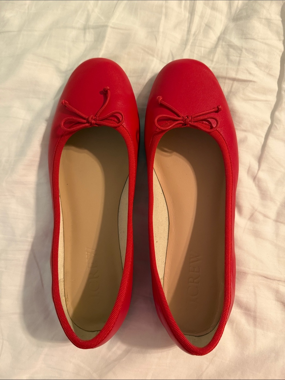 Jcrew red ballet flats